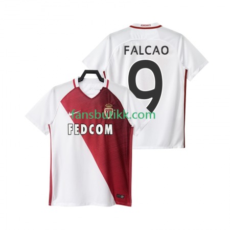 Fotballdrakt AS Monaco FALCAO 9 2016 2017 Hjemmetrøye Kortermet